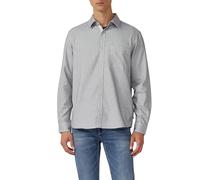 Regular Fit: Gemustertes Langarmhemd mit Brusttasche XXL blau 2168125.59K9.XXL