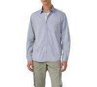 Regular Fit: Gemustertes Langarmhemd mit Brusttasche XXL blau 2168125.55K6.XXL