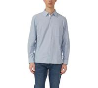 Regular Fit: Gemustertes Langarmhemd mit Kentkragen XL blau 2174260.62G3.XL
