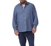 Regular Fit: Gewaschenes Hemd mit Brusttasche 3XL blau 2172122.55K8.3XL