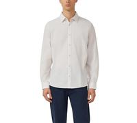 Regular Fit: Hemd aus Leinenmix mit Streifen L beige|weiß 2176199.81G6.L