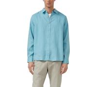 Regular Fit: Hemd aus reinem Leinen L türkis 2176491.6603.L