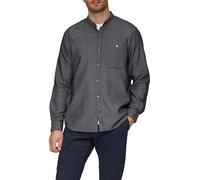 Regular Fit: Hemd mit Stehkragen und Strukurmuster S blau 2148588.59K2.S