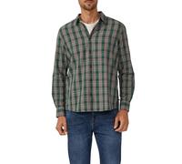 Regular Fit: Kariertes Baumwoll-Hemd mit Kentkragen XL olive 2168131.79N5.XL