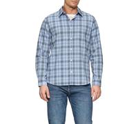 Regular Fit: Kariertes Baumwollhemd aus Seersucker L blau 2163037.53N3.L