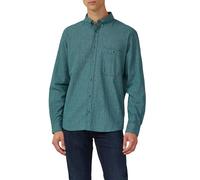 s.Oliver Regular Fit: Kariertes Baumwollhemd mit Struktur und Button-Down-Kragen