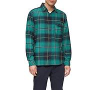 Regular Fit: Kariertes Flanellhemd mit Brusttasche XL petrol 2152468.67N2.XL