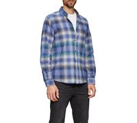 Regular Fit: Kariertes Hemd aus Baumwollstretch mit Brusttasche S blau 2156027.56N2.S