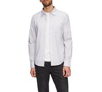 Regular Fit: Kariertes Hemd aus Baumwollstretch mit Brusttasche L weiß 2156027.01N1.L