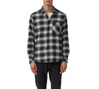 Regular Fit: Kariertes Hemd aus Flanell XL schwarz|weiß 2170213.99N3.XL