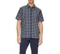 Regular Fit: Kariertes Kurzarmhemd mit Struktur S blau 2161420.59N1.S