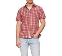Regular Fit: Kariertes Kurzarmhemd mit Struktur M rot 2163034.42N1.M