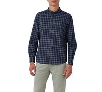s.Oliver Hemd Regular Fit Karo aus Baumwolle mit Button-Down-Kragen L Blau