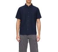 s.Oliver Regular Fit: Kurzarm-Hemd aus Lyocellmix mit Button-Down-Kragen