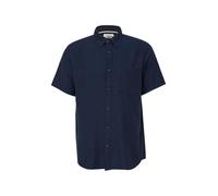 s.Oliver Regular Fit: Kurzarm-Hemd aus Lyocellmix mit Button-Down-Kragen tiefblau XL