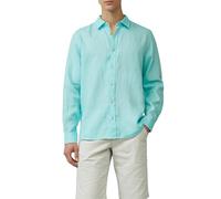 Regular Fit: Langarmhemd aus Leinen XXL türkis 2164316.6040.XXL