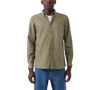 Regular Fit: Langarmhemd mit Garment Dye und Button-Down-Kragen M olive 2177017.7853.M