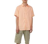 s.Oliver Hemd Regular Fit – Leichtes Kurzarmhemd aus 100% Leinen Orange XXL 2165421.2018.XXL