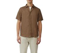 s.Oliver Red Label - Regular Fit: Leinenhemd mit kurzen Ärmeln braun - Gr. - L