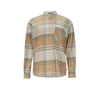 Regular Fit: Softes Karohemd mit Stehkragen XXL braun|mehrfarbig