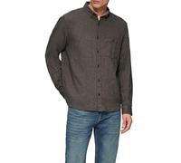 Regular Fit: Strukturiertes Hemd mit Button-Down-Kragen XL schwarz 2156002.99K0.XL