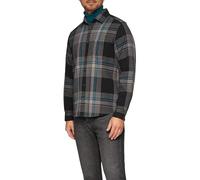 s.Oliver Regular Fit: Strukturiertes Karohemd mit Brusttasche