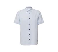s.Oliver Regular Fit: Strukturiertes Kurzarmhemd aus Baumwolle mit Kentkragen