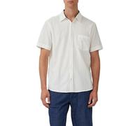 Regular Fit: Strukturiertes Kurzarmhemd mit Kentkragen XL weiß 2165430.0120.XL