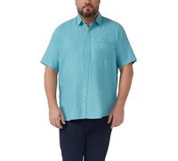 Regular Fit: Weiches Kurzarmhemd mit Stickerei XXL türkis 2179439.6603.XXL