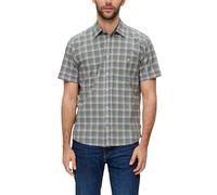 s.Oliver Regular: Gemustertes Kurzarmhemd mit Brusttasche