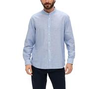 s.Oliver Regular: Hemd aus Baumwoll-Leinen-Mix
