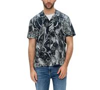 s.Oliver Herren 2143532 Hemd Kurzarm, blau 59A3, L