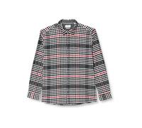 s.Oliver Herren Karo Hemd, Regular fit, White, XL