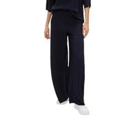 s.Oliver Regular: Weite Plissierte Hose aus Jersey