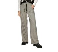 s.Oliver Regular: Wide Leg-Hose mit Hahnentrittmuster