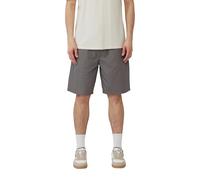 Bermudas S.OLIVER, Herren, Gr. 32, N-Gr, grau (mid grau), Web, Obermaterial: 100% Baumwolle, Strukturmuster, casual, regular fit knielang, Hosen, mit Struktur Muster (44718159-32) mid grau