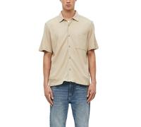 Relaxed Fit: Kurzarmhemd aus Waffelpiqué XXL beige 2179078.8148.XXL