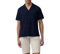 Resort Fit: Baumwollshirt mit Struktur-Streifen XL blau 2163067.5852.XL