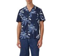 Resort Fit: Kurzarmhemd aus Viskosemix XL blau 2165431.58A1.XL