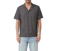 Resort Fit: Strukturiertes Kurzarm-Hemd mit Brusttasche XXL schwarz 2163066.99M1.XXL