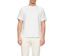 Resort Fit: Strukturiertes Kurzarmhemd aus Leinenmix XXL weiß 2163038.0120.XXL