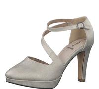 s.Oliver Riemchenpumps für Damen, beige, Größe 41 EU