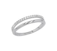 s.Oliver 2022727 Damen Ring Sterling-Silber 925 Silber Weiß 56 (17.8)
