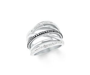 s.Oliver - Ring beige - Gr. - 54