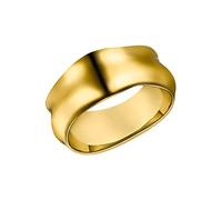 s.Oliver Ring Edelstahl Damen Ringe, Gold, Kommt in Schmuck Geschenk Box, 2033905