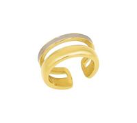 s.Oliver Ring Edelstahl Damen Ringe, Gold, Kommt in Schmuck Geschenk Box, 2037982