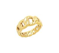 s.Oliver Ring Edelstahl Damen Ringe, Gold, Kommt in Schmuck Geschenk Box, 2039752