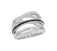 s.Oliver 2022652 Damen Ring Edelstahl Silber Weiß 54 (17.2)