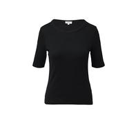 Ripp-Shirt im Slim Fit 40 schwarz 2167897.9999.40