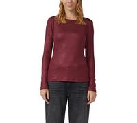 Ripp-Shirt mit Glitzer-Effekt 46 rot 2175413.3902.46